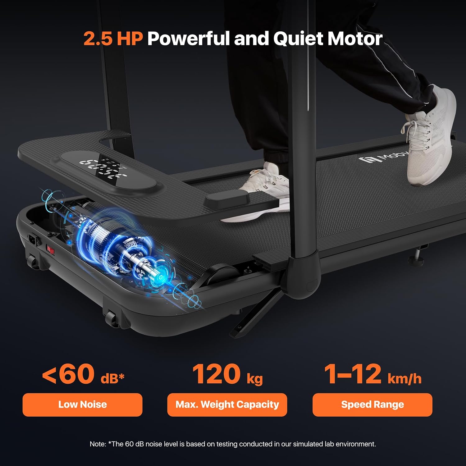Detalle de Mobvoi Home Treadmill SE 3-in-1 Incline Folding Walking Pad with AI Coaching and Remote Control