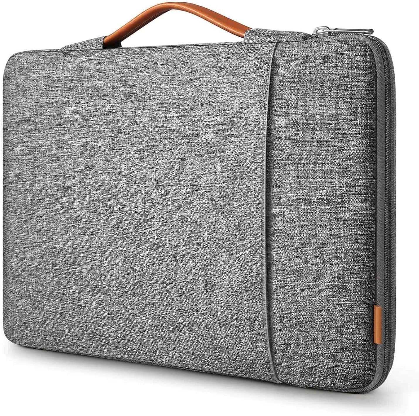 Detalle de Inateck 360° Rundumschutz Laptoptasche für 13-Zoll MacBook Air/Pro & iPad Pro/Air (Passend bis 30,5 × 21,5 cm)