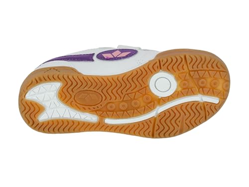 Detalle de Lico Bernie V Unisex Indoor Schuhe – Multisport, Weiß/Lila/Rosa, 31 EU