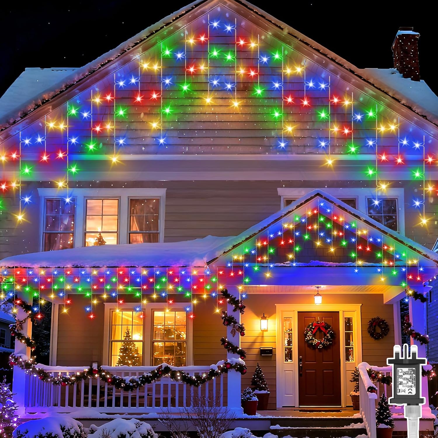 Detalle de cshare Icicle Lights Outdoor 20M 480 LEDs