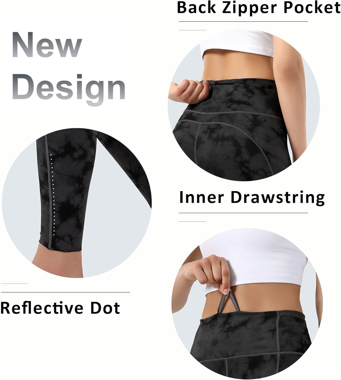 Thumbnail 3 de OVRUNS Yoga Pants for Women: High Waist with Pockets – versatile gym leggings for daily workouts