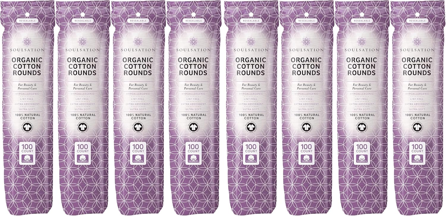 Thumbnail 5 de SoulSation Organic Cotton Rounds 400 Count