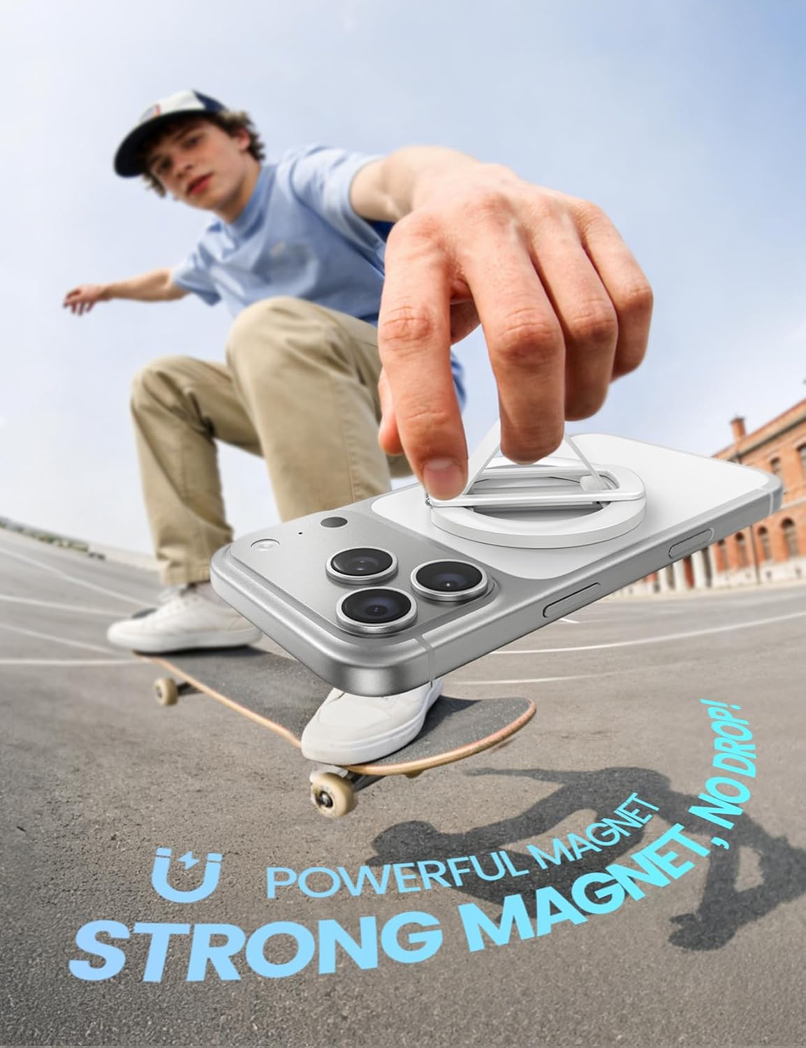 Detalle 2 de Lamicall Magnetic Phone Grip with Silicone Loop