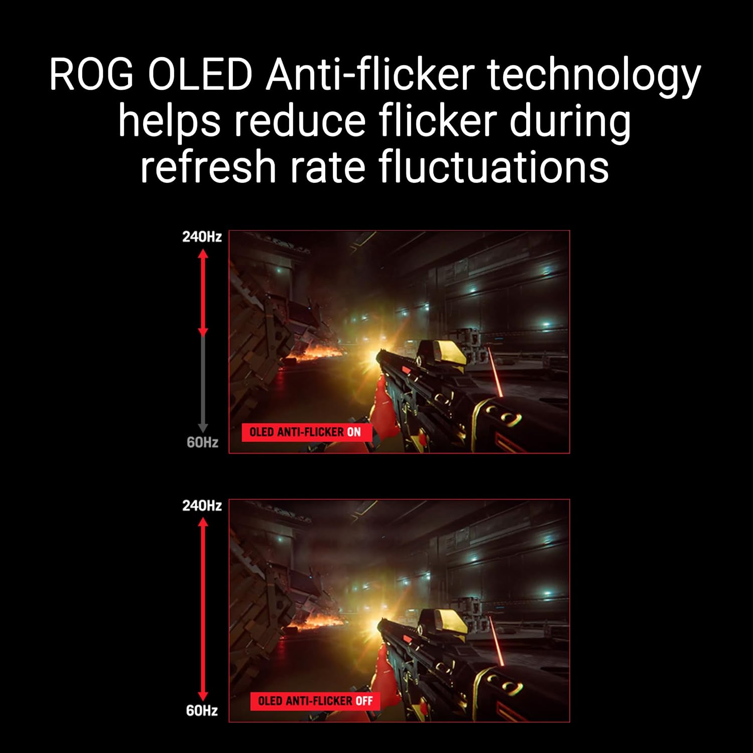 Detalle de ASUS ROG Swift 27-inch 1440p OLED 240Hz