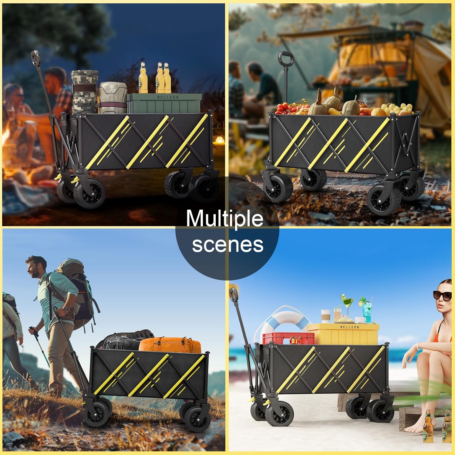 Thumbnail 2 de Chariot de jardin pliable 100 kg