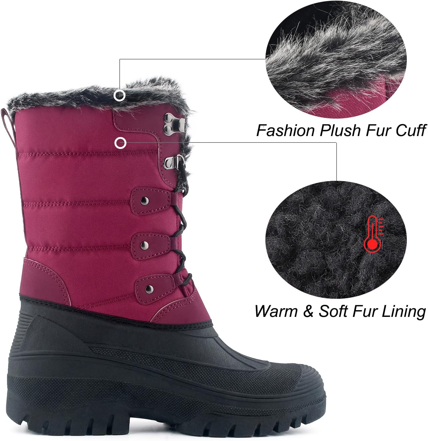 Thumbnail 3 de Knixmax Schneestiefel Gr.37-46