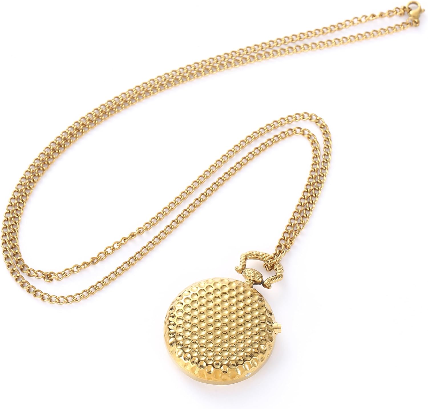 Detalle 2 de QIATKWH Deutsch sprechende Uhr – Gold Taschenuhr mit Sprachausgabe