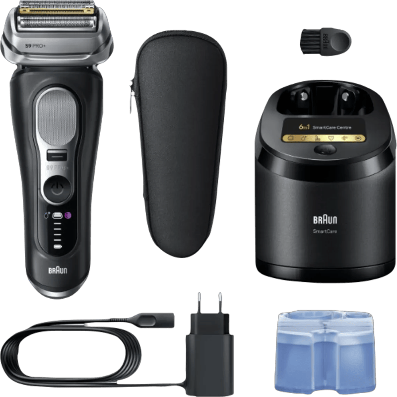 Detalle de Braun Series 9 Pro+ 9660CC Schwarz Rasierer 🪒