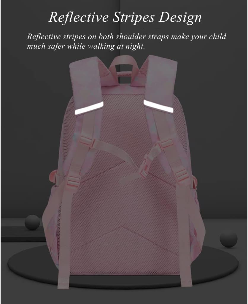 Thumbnail 5 de 3Pcs Mermaid Scale Backpack Set for Girls with Lunchbox & Pencil Case