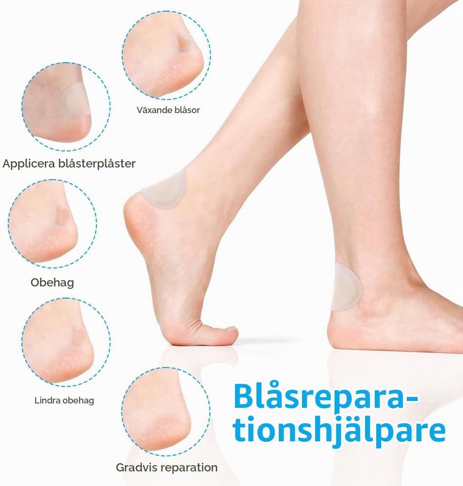 Detalle de ACWOO blisterplåster, 16-pack med osynlig och vattentät hydrokolloidgel