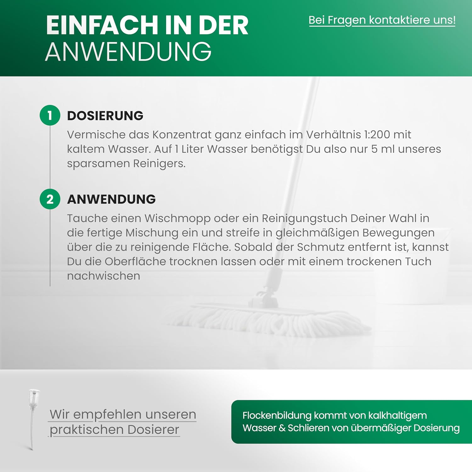 Detalle 2 de BiOHY Bodenreiniger 1 l Konzentrat für Böden