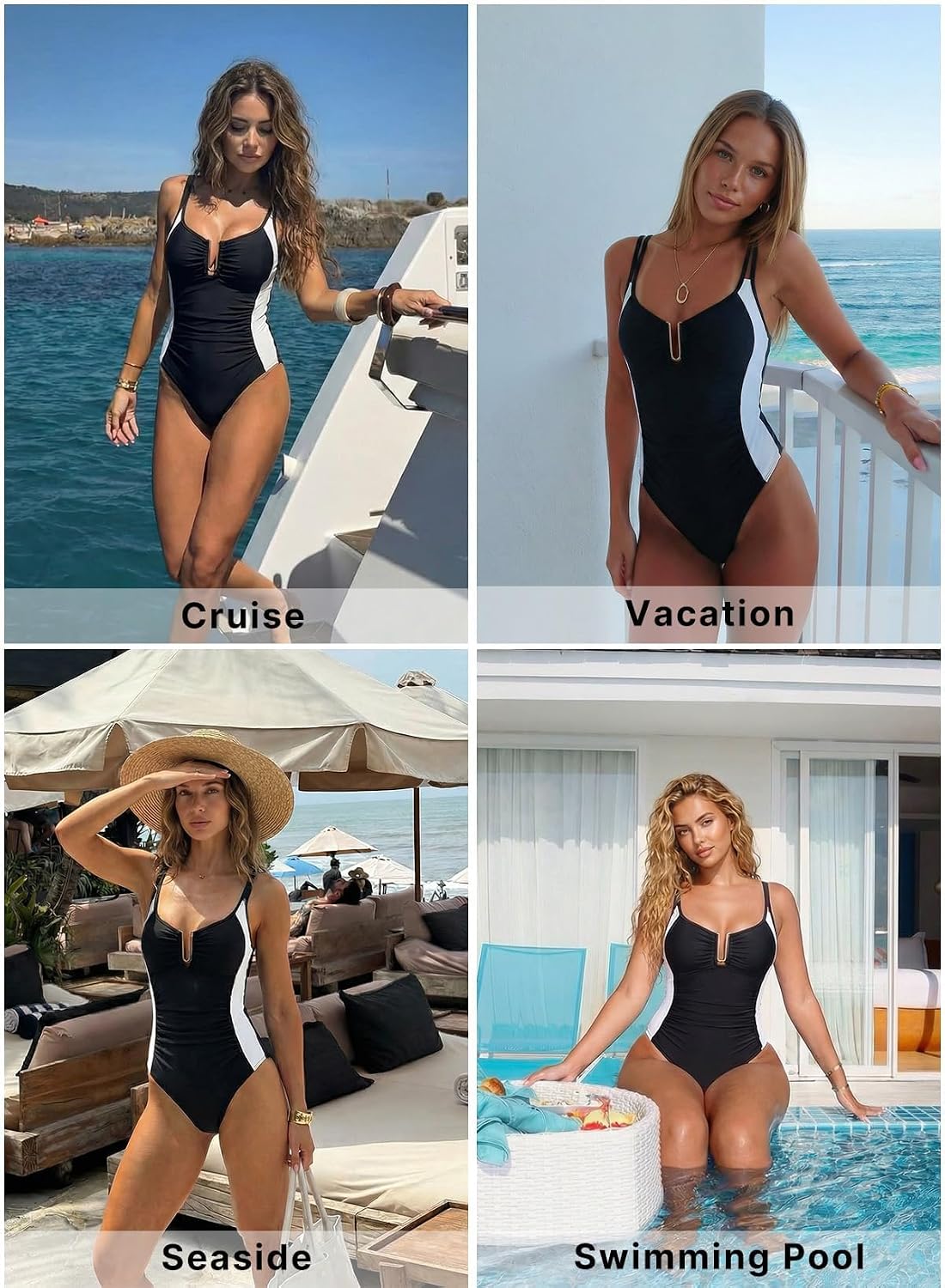 Thumbnail 5 de Aleumdr One-Piece Swimsuit
