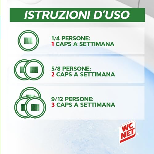Detalle 2 de Wc Net Professional - Fosse Biologiche Capsule Idrosolubili (20 Capsule) per un Funzionamento Senza Ingorghi