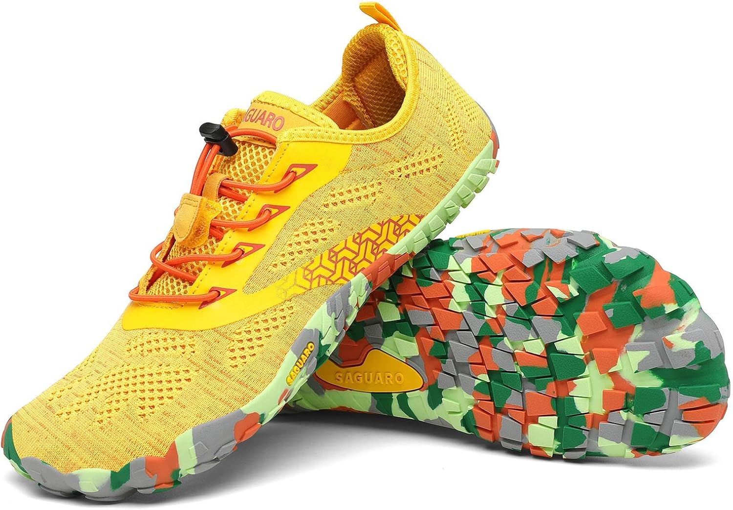 Detalle de SAGUARO Barfußschuhe – Wanderschuhe für Herren & Damen, atmungsaktiv, rutschfest, minimalistischer Schuh mit breitem Zehenraum