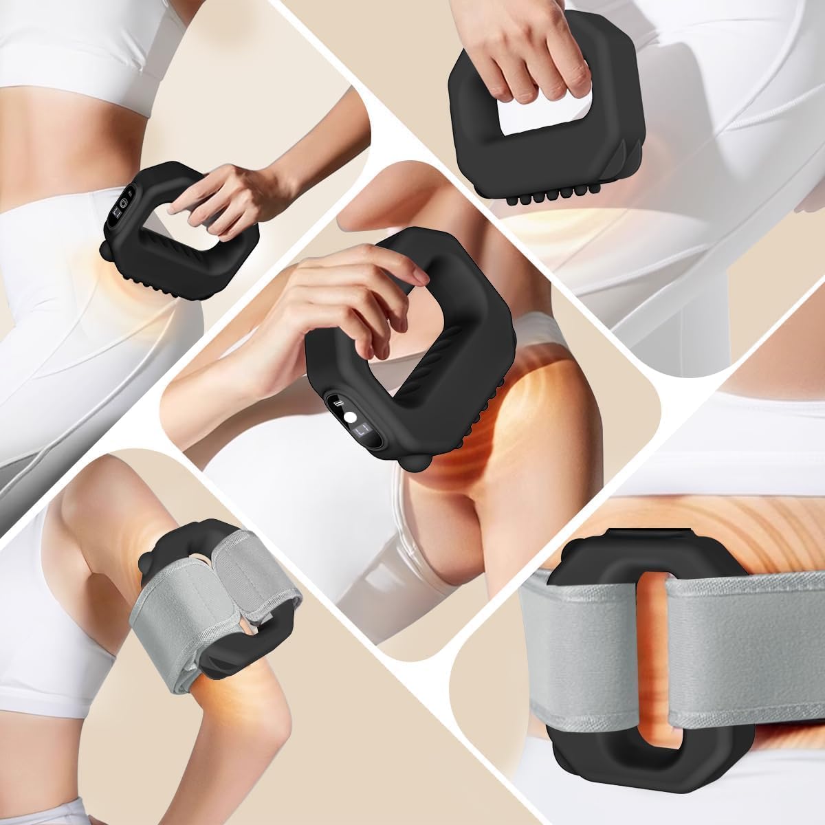 Detalle de Generic R10 Compact Fitness Ring with 6 Adjustable Vibration Levels