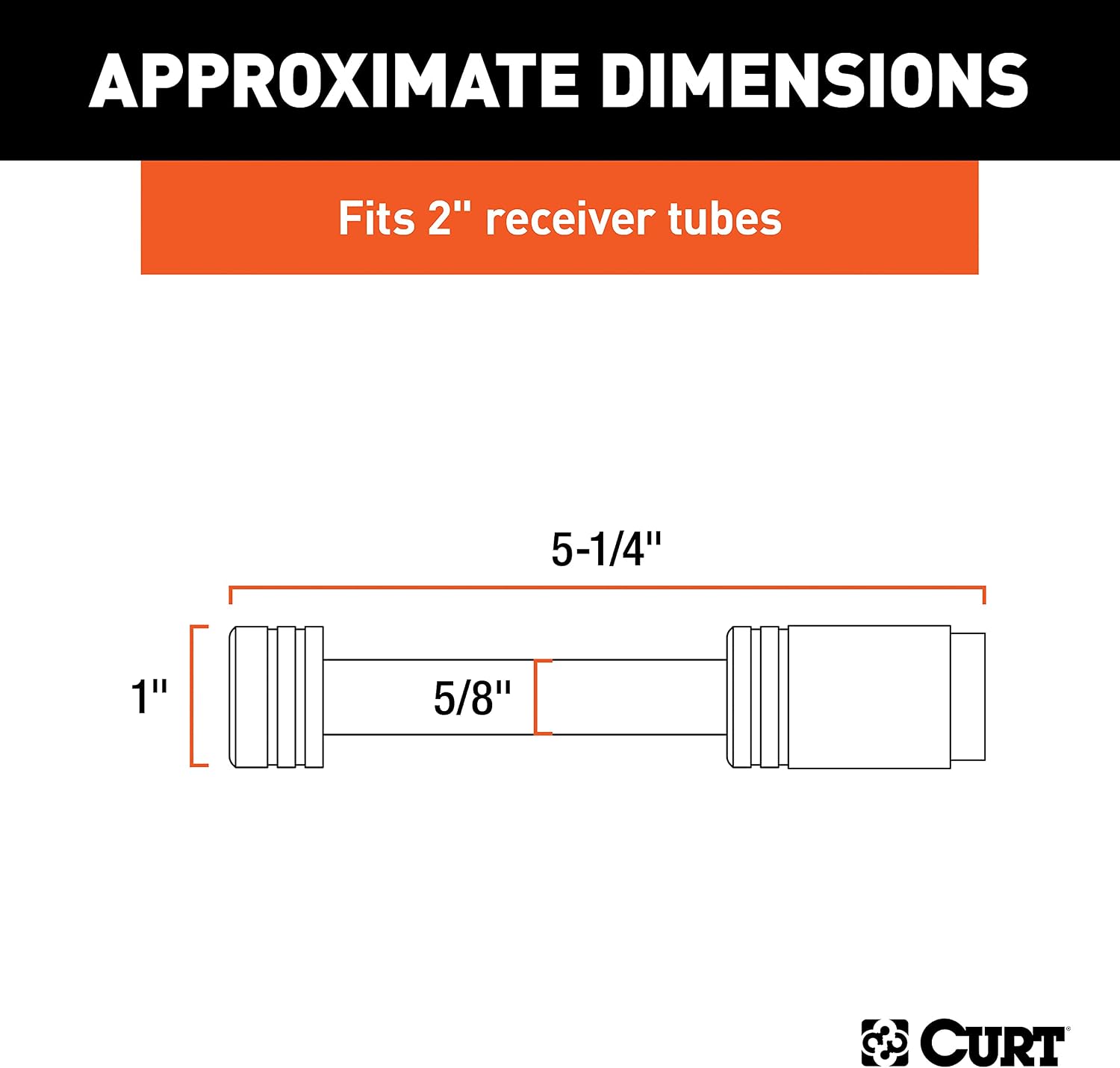 Thumbnail 1 de CURT 23518 5/8in Trailer Hitch Lock