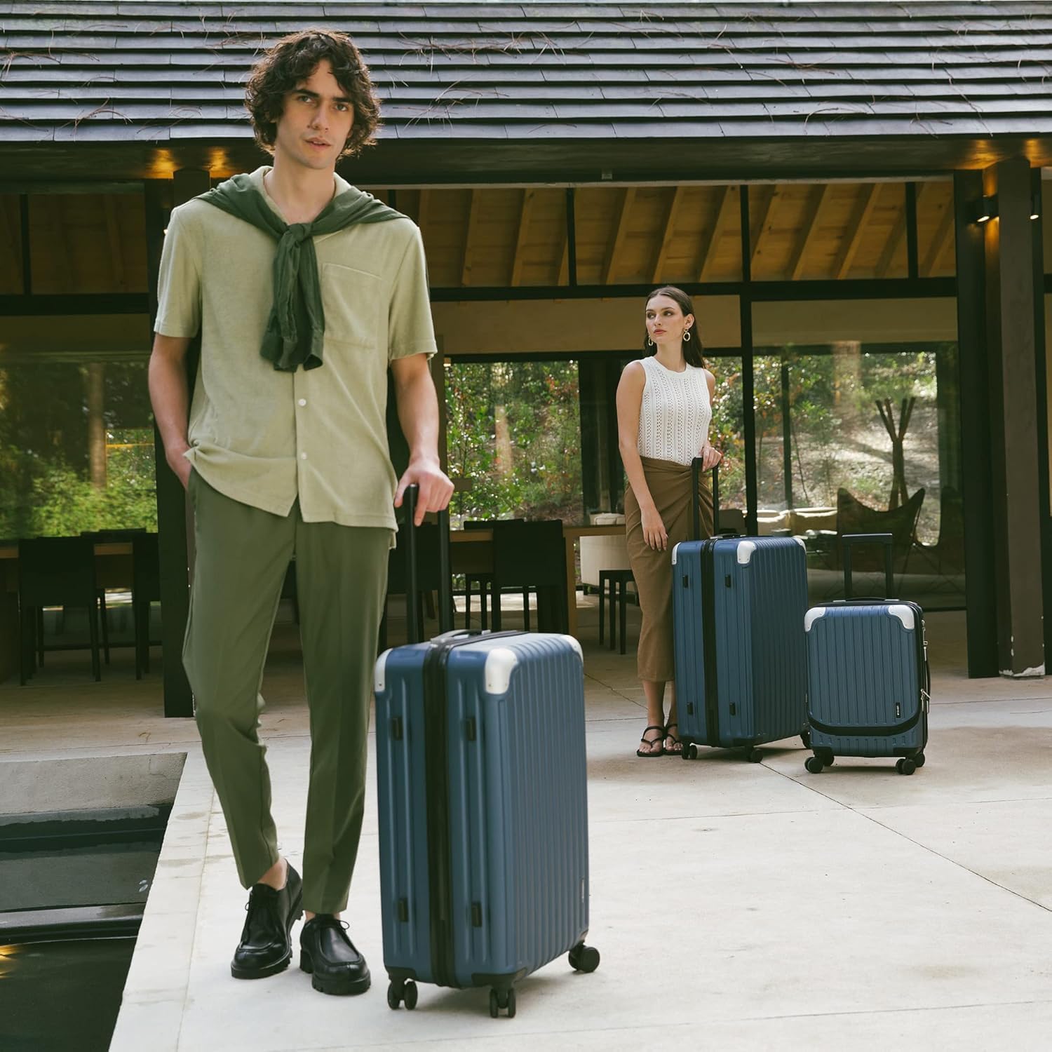Thumbnail 6 de LEVEL8 3 Piece Suitcase Set with TSA