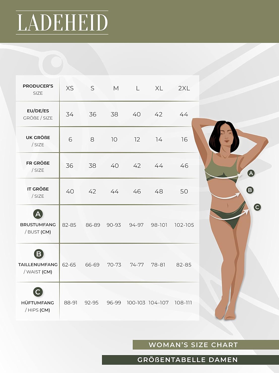 Thumbnail 6 de Ladeheid LA40-234 Onesie femme 150 g/m²