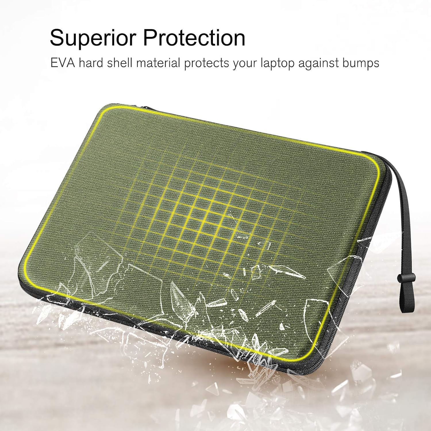 Detalle 2 de FINPAC hard shell laptop sleeve 5mm