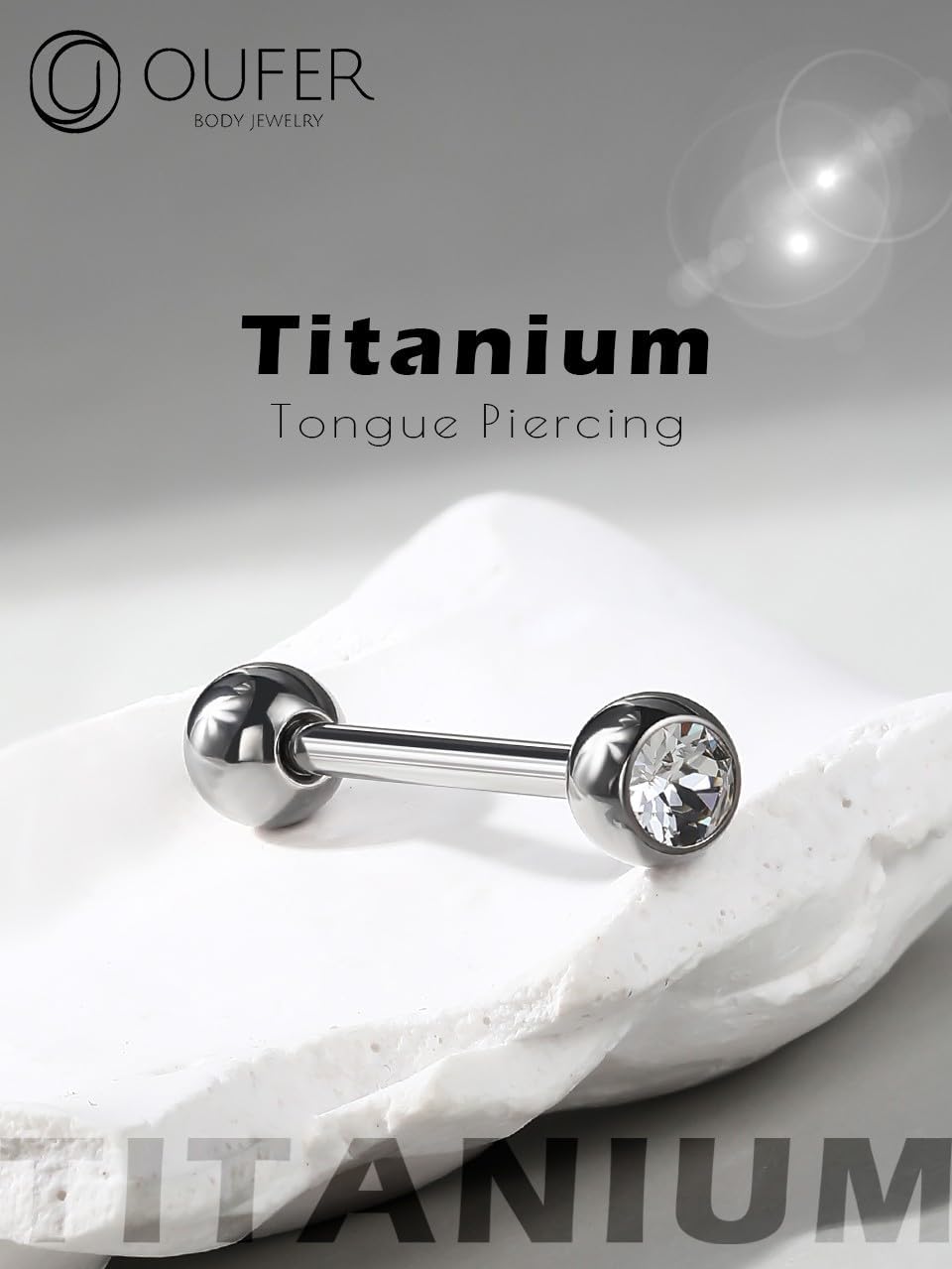 Thumbnail 4 de OUFER Boules langue Titane 14G 16 mm