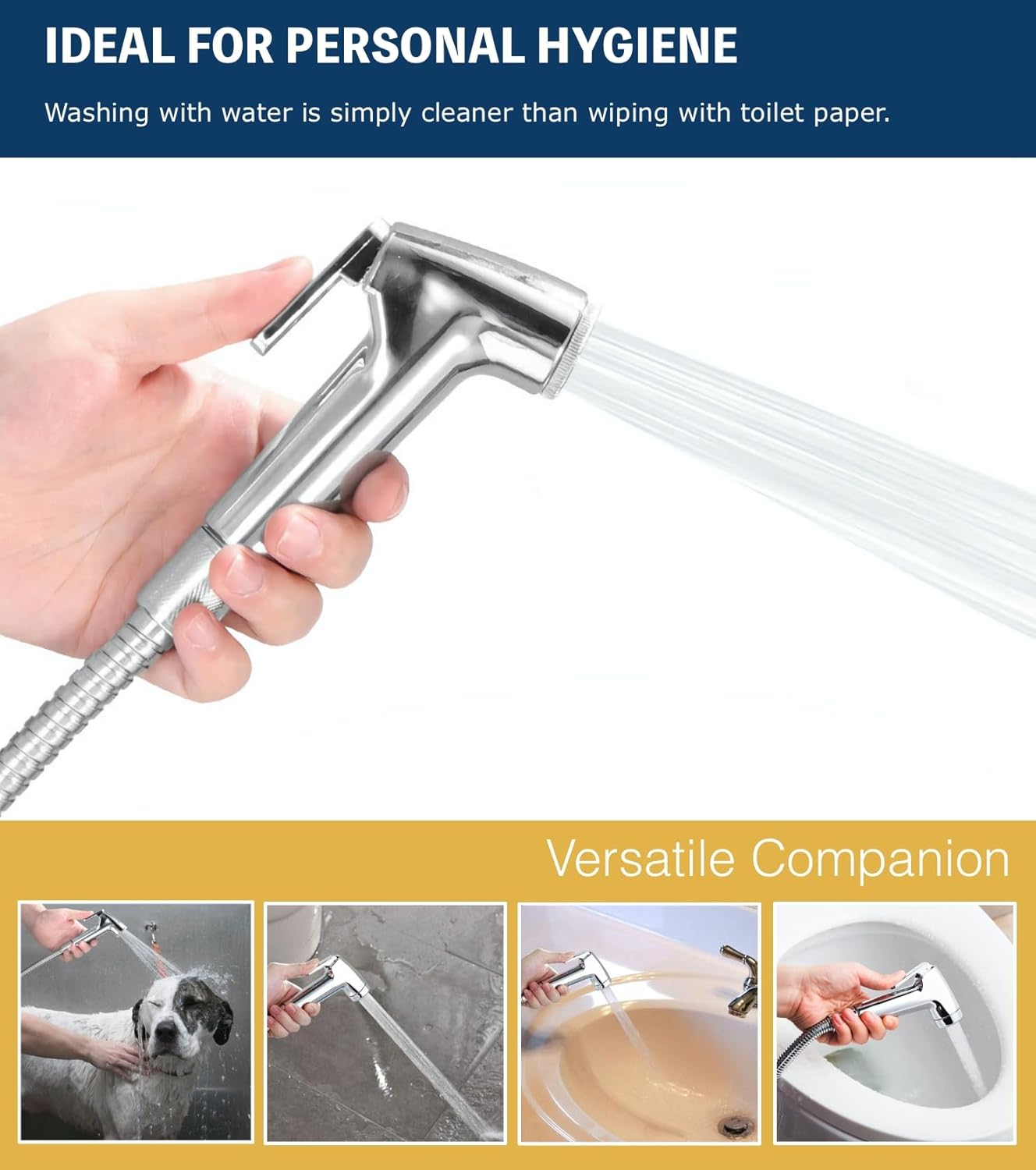 Thumbnail 2 de SIEYESCITY Handheld Bidet Sprayer 47in
