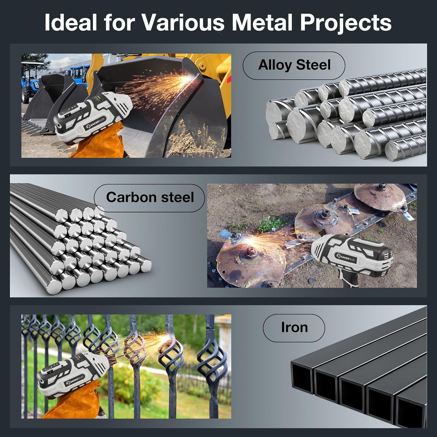 Thumbnail 6 de Sakerplus Portable Welding Machine (110V) with IGBT Inverter and 5 Current Settings