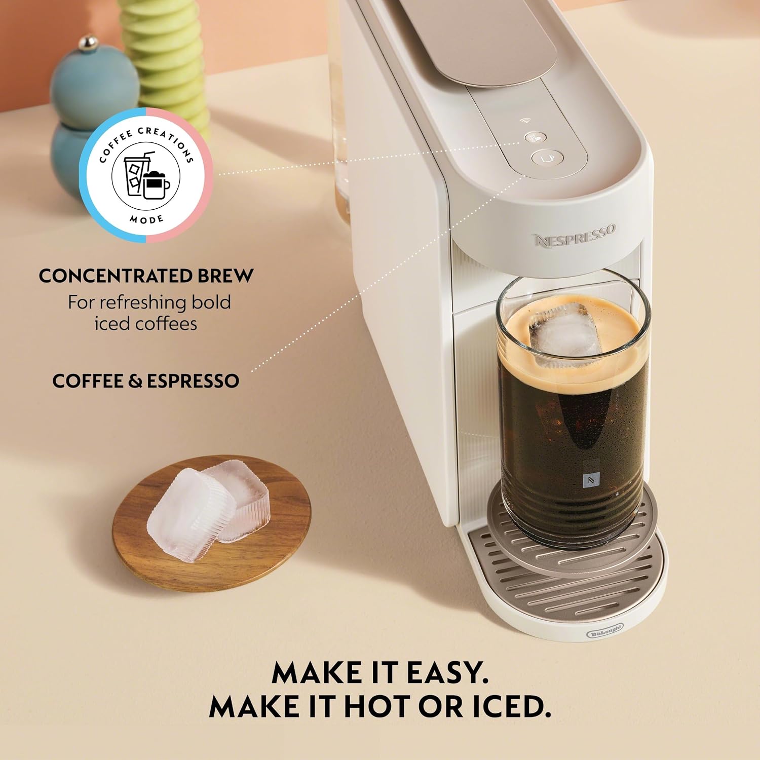 Detalle 1 de Nespresso Coffee and Espresso Maker, 47 oz. Tank