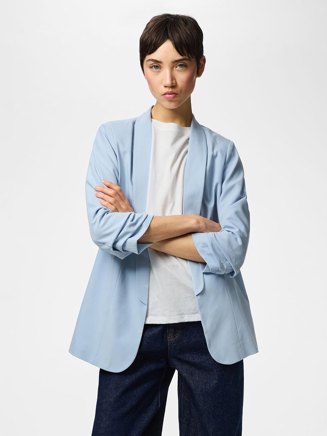 Detalle de PIECES Female Blazer PCBOSELLA – normaler Schnitt mit Reverskragen