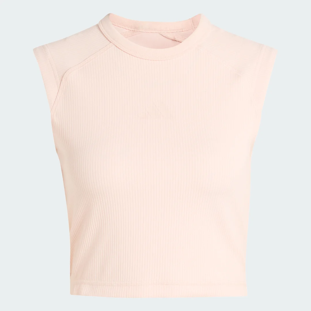 Detalle 2 de Camiseta de tirantes ALL SZN RIB de Adidas