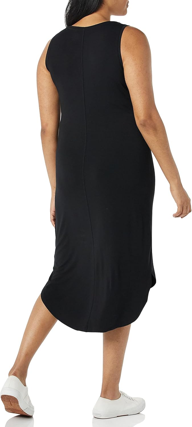 Thumbnail 3 de Amazon Essentials Women’s Sleeveless Regular-Fit V-Neck Jersey Midi Dress (Previously Daily Ritual)