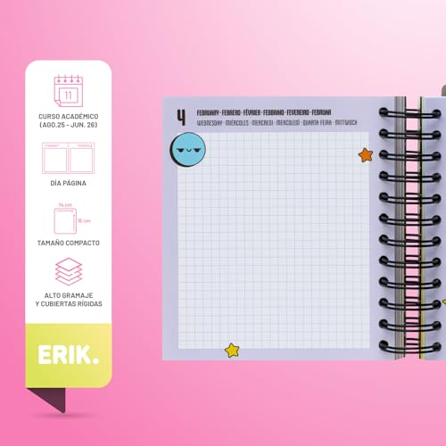 Detalle 2 de Grupo Erik Agenda Escolar 2025 Día por página para primaria 🗓