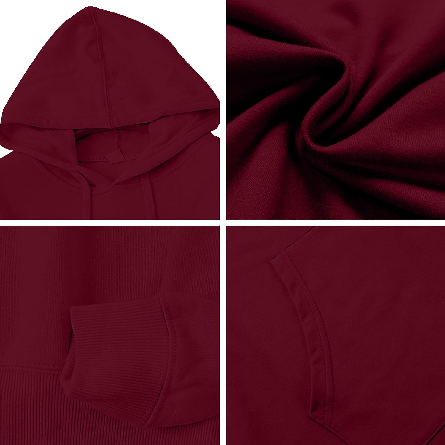 Thumbnail 4 de EUHOM Hoodie Damen Kapuzenpullover Baumwolle