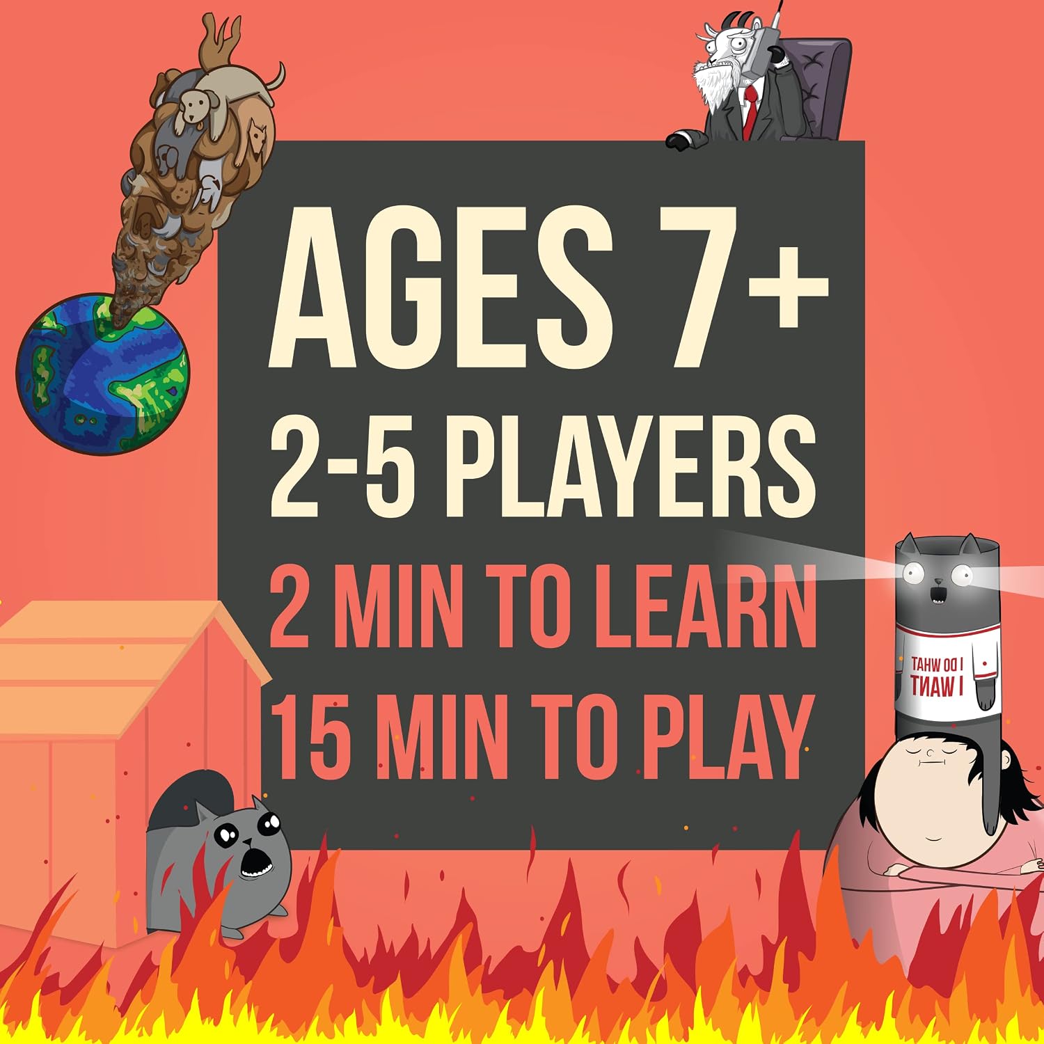 Thumbnail 2 de Exploding Kittens : Barking Kittens Expansion Pack – extension officielle pour 2–5 joueurs