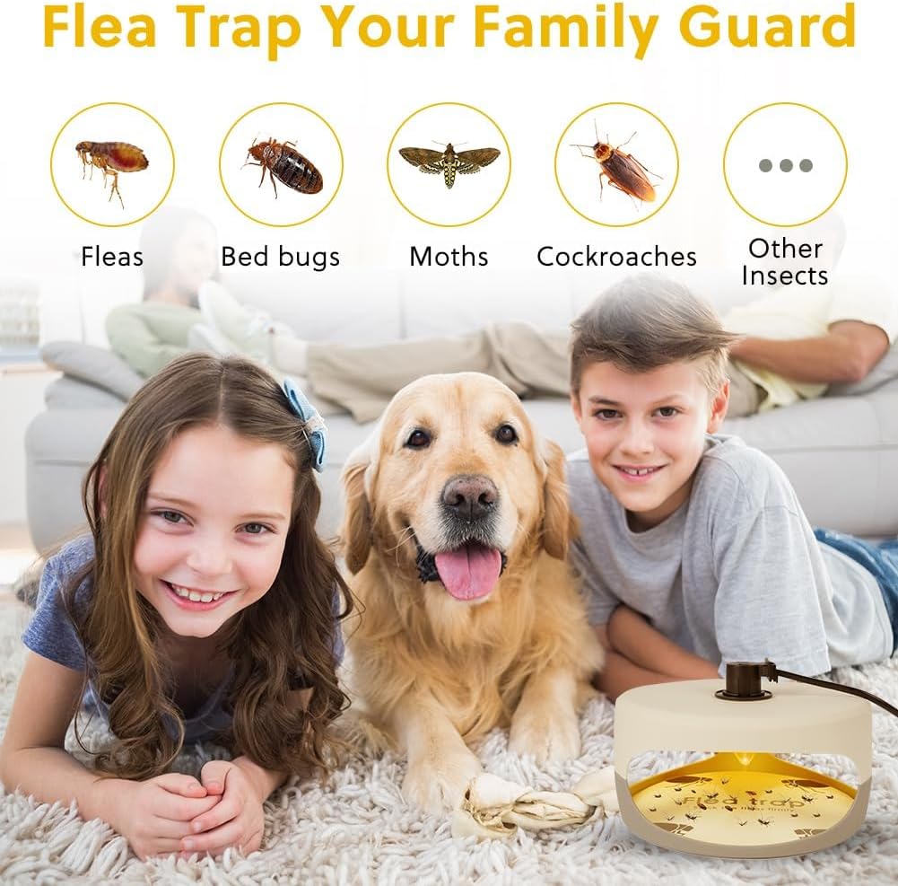 Detalle de Flintronic Flea Traps for Home 2 Pack 🪳