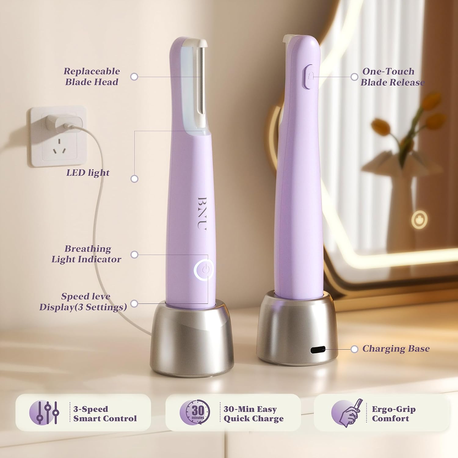 Thumbnail 6 de BNU Dermaplaning Tool, 3 Speeds