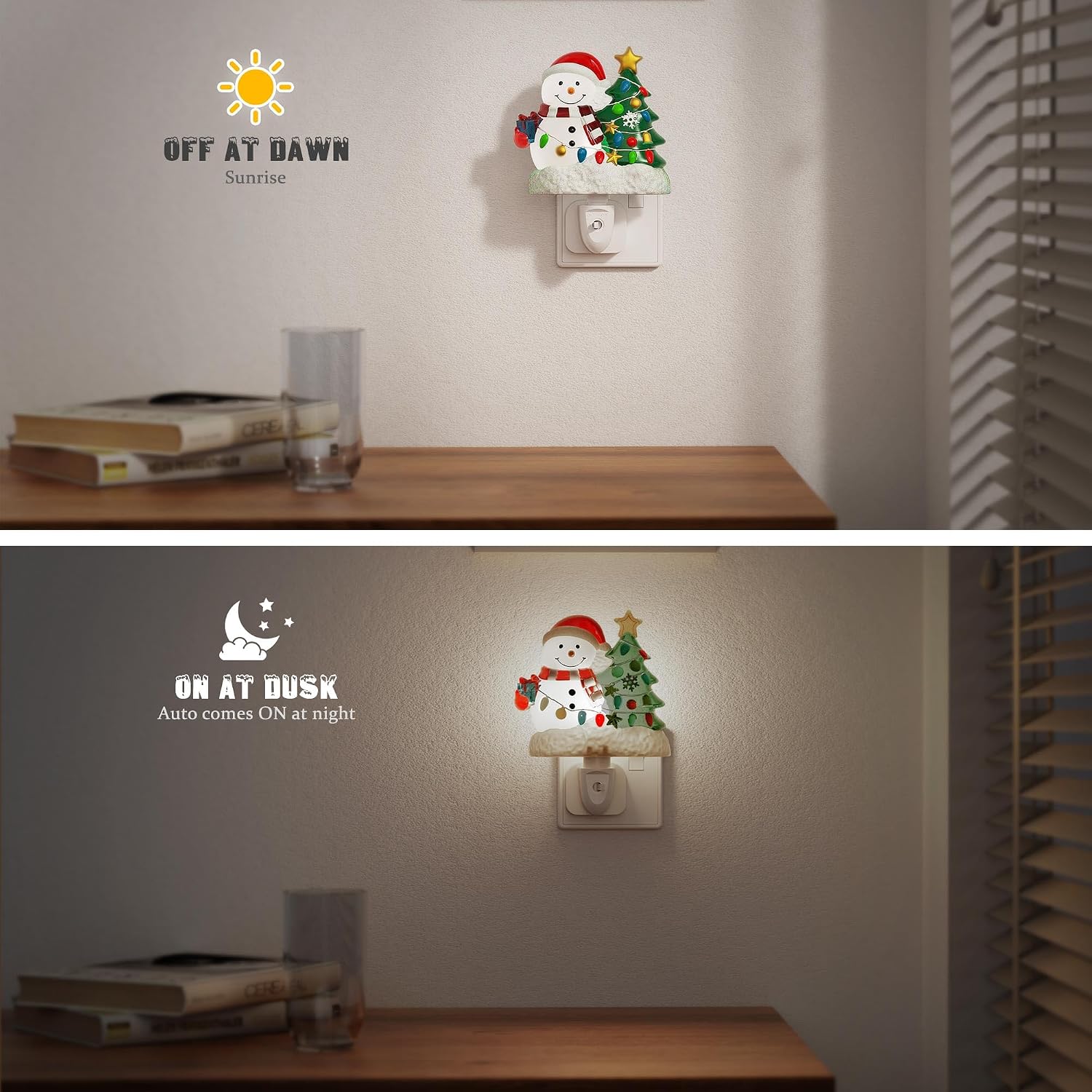 Detalle 1 de JandCase Night Light Plug in Wall 5000K