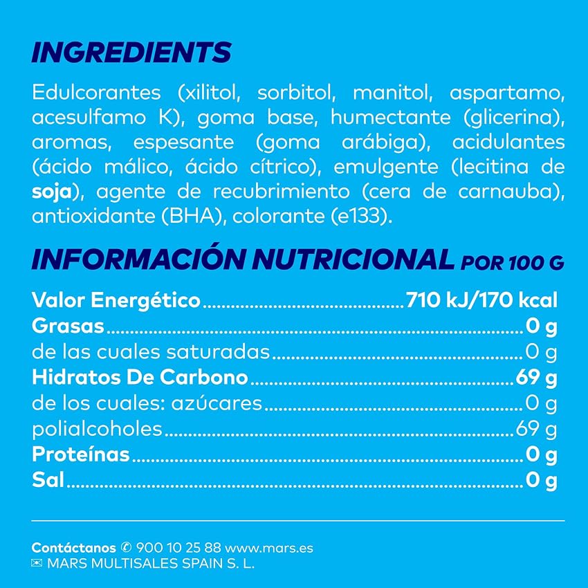 Detalle 2 de Orbit Fruity Refreshers Chicles Sin Azúcar en Bote 🍬 (6x30)