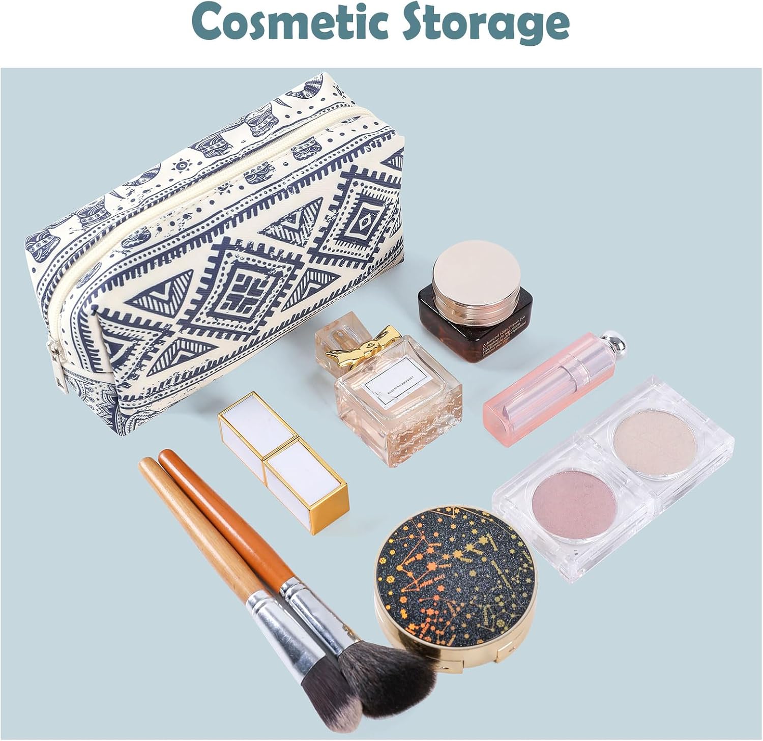 Thumbnail 3 de Long Keeper Small Cosmetic Bags - Waterproof Portable Travel Makeup Organiser Bag
