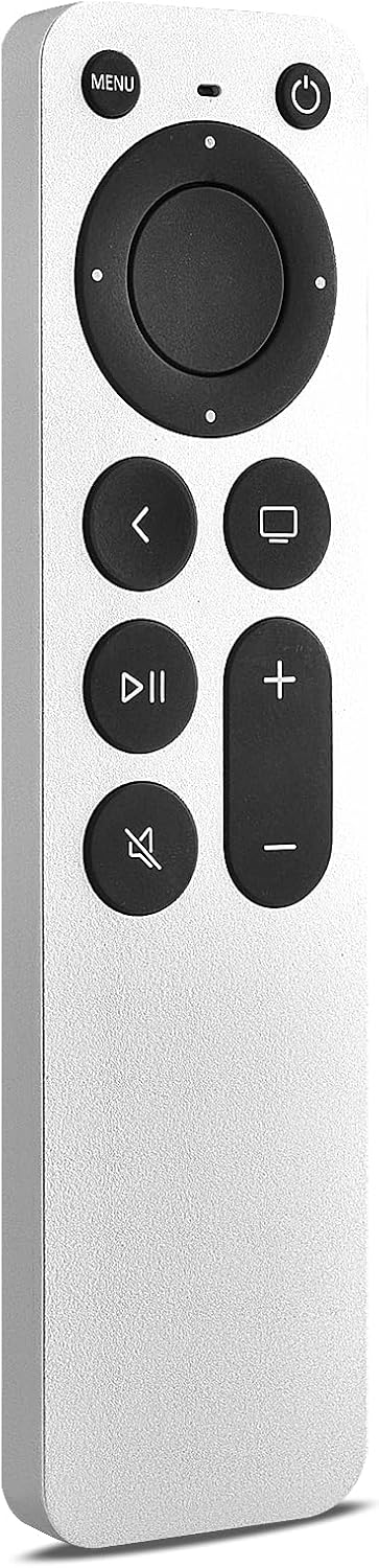 Detalle de KOOMOER Replacement Apple TV Remote with Infrared and TV Power and Volume Controls