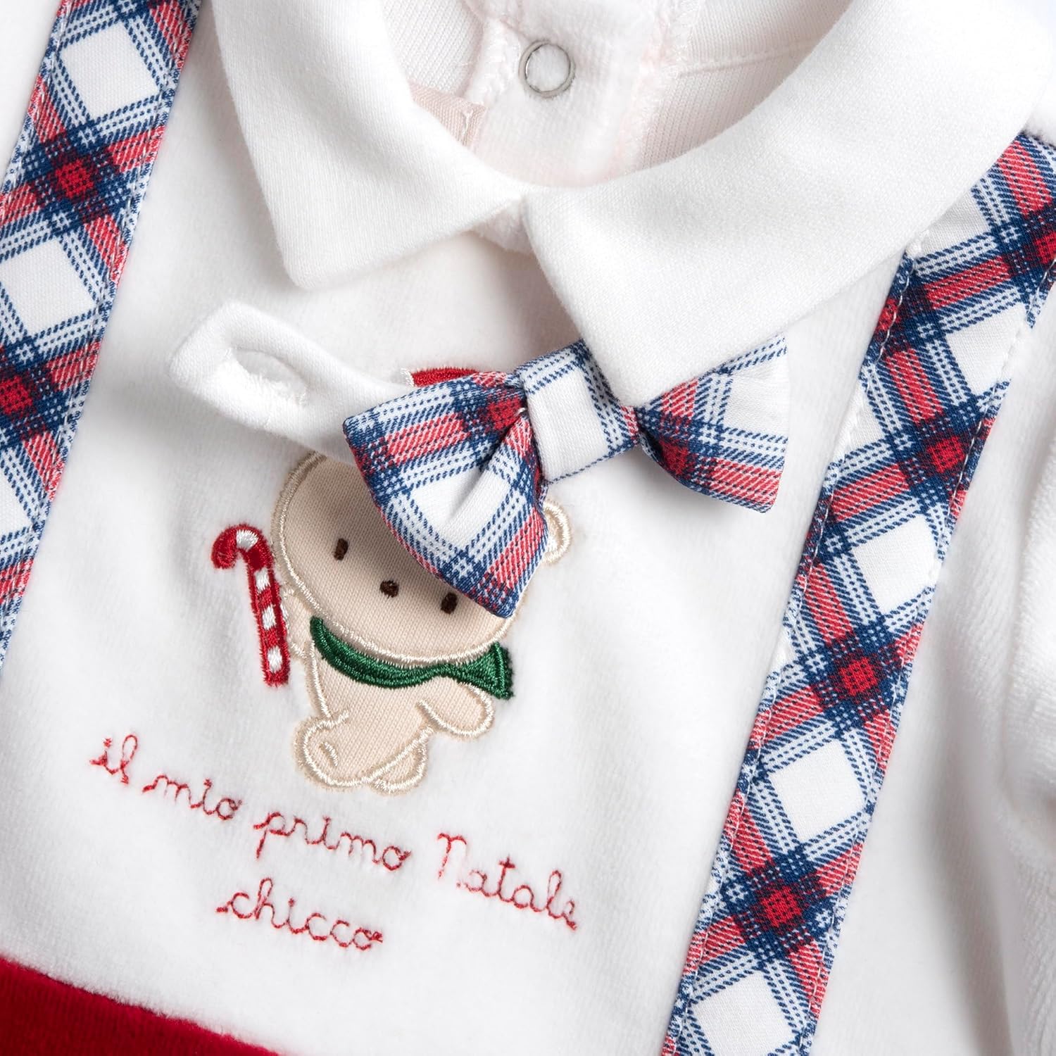 Thumbnail 2 de Chicco Weihnachtsstrampler für Jungen und Mädchen – weicher Baumwollstoff, pflegeleicht und festlich