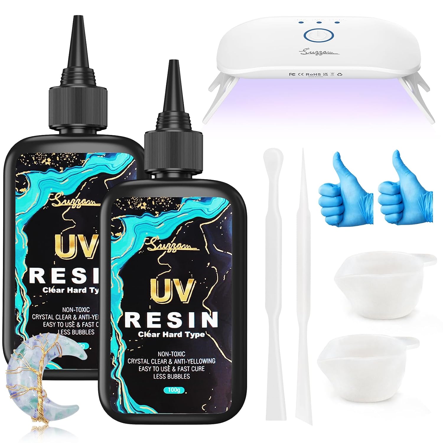 Detalle de Suzzam UV Resin Set 200 g für UV-Harz