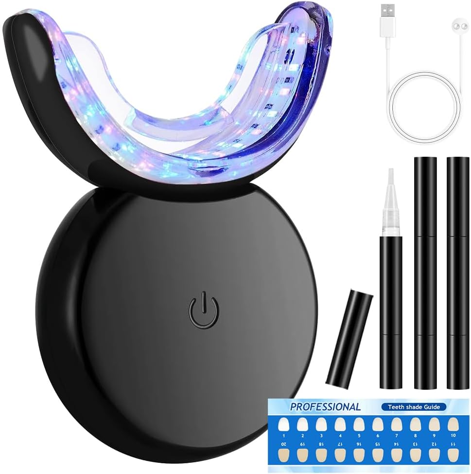 Detalle de VOHESEA MYY-007 tandblekningskit med 32 LED-lampor och 16-minuterstimer