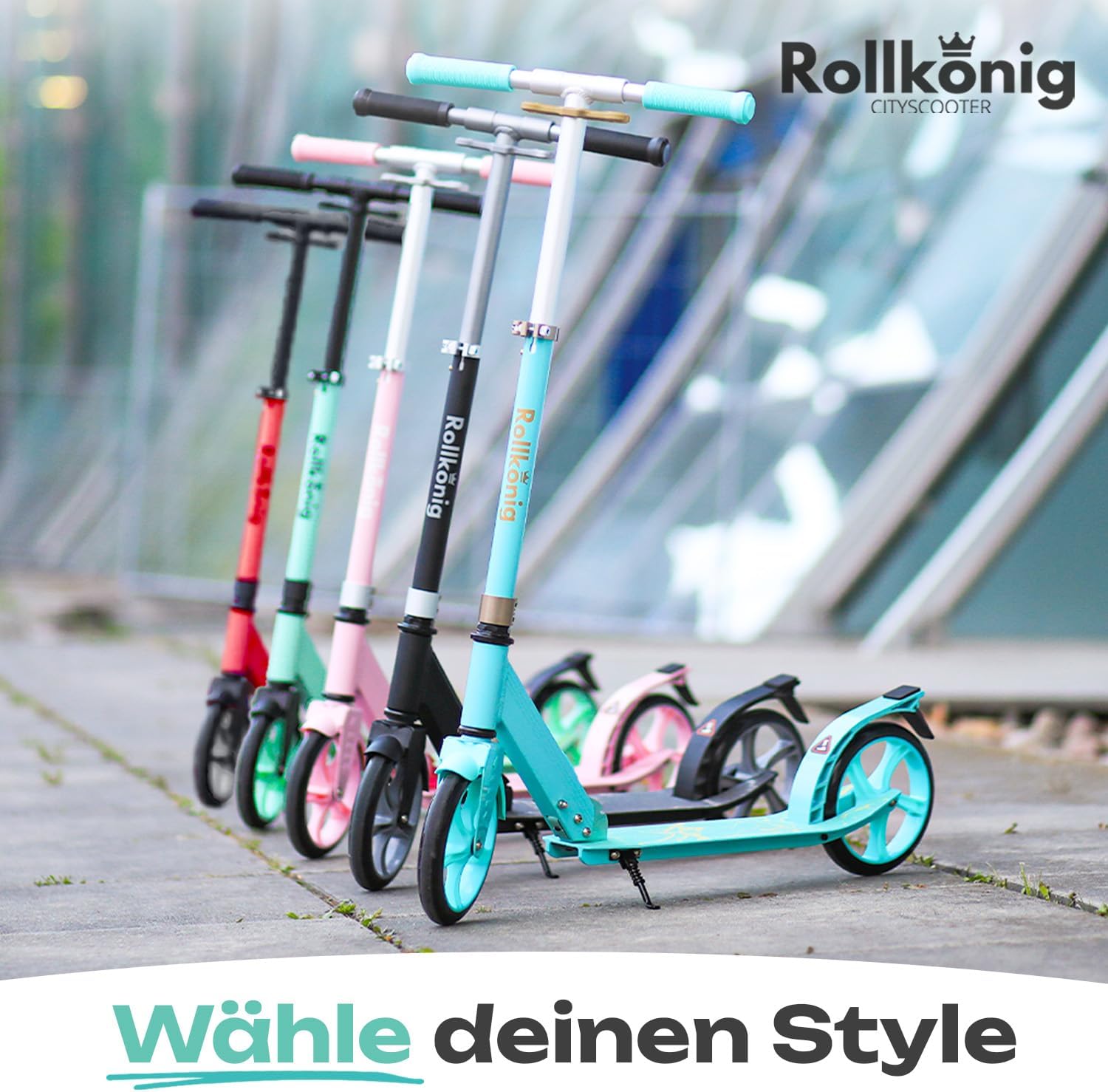 Thumbnail 6 de Rollkönig Scooter für Kinder ab 5 Jahren