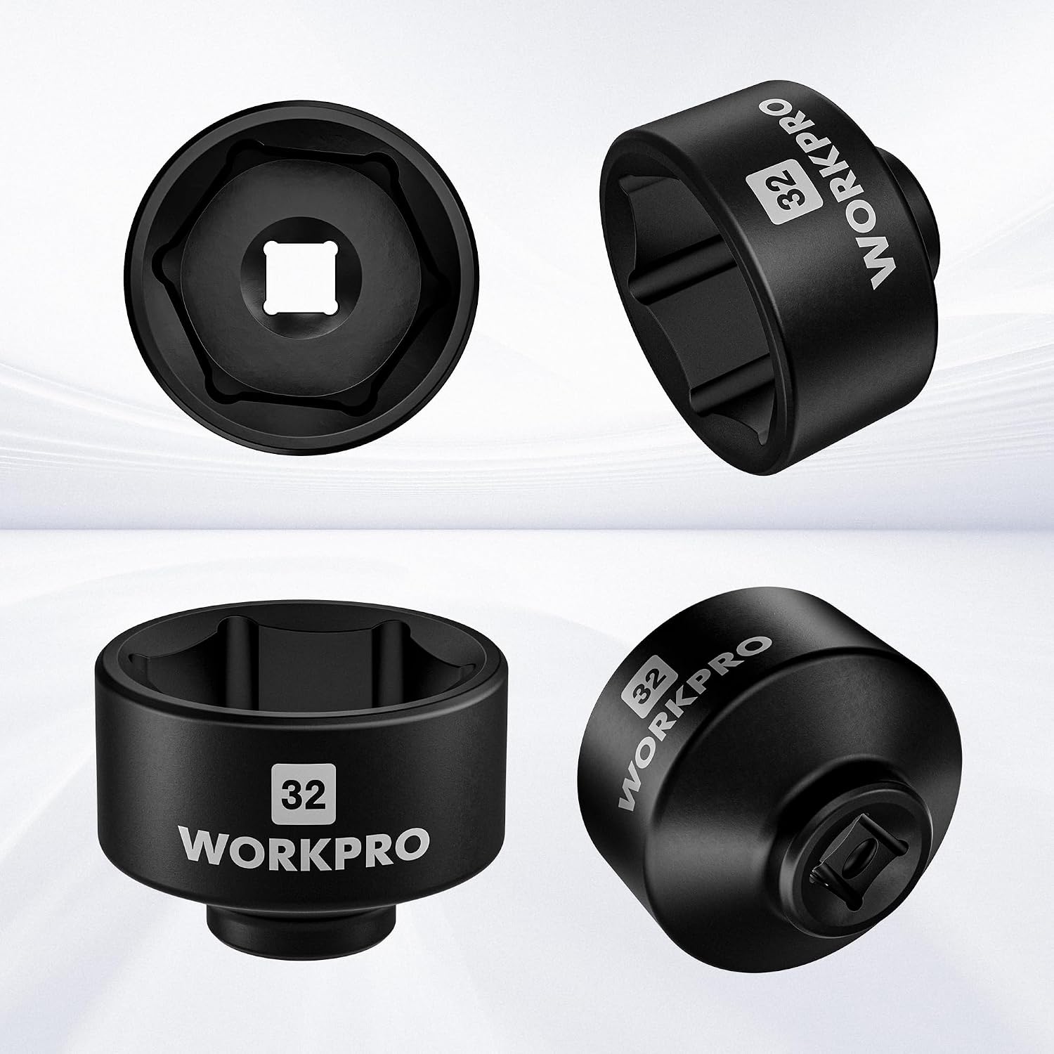 Thumbnail 6 de WORKPRO 32mm Oil Filter Socket Wrench, 6-Point Hex, 3/8-Inch Drive