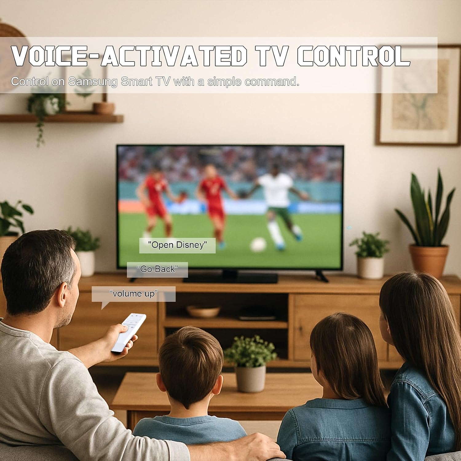 Thumbnail 4 de Liokoc BN59-01391A Samsung TV Remote with Bluetooth Voice Control and App Shortcuts