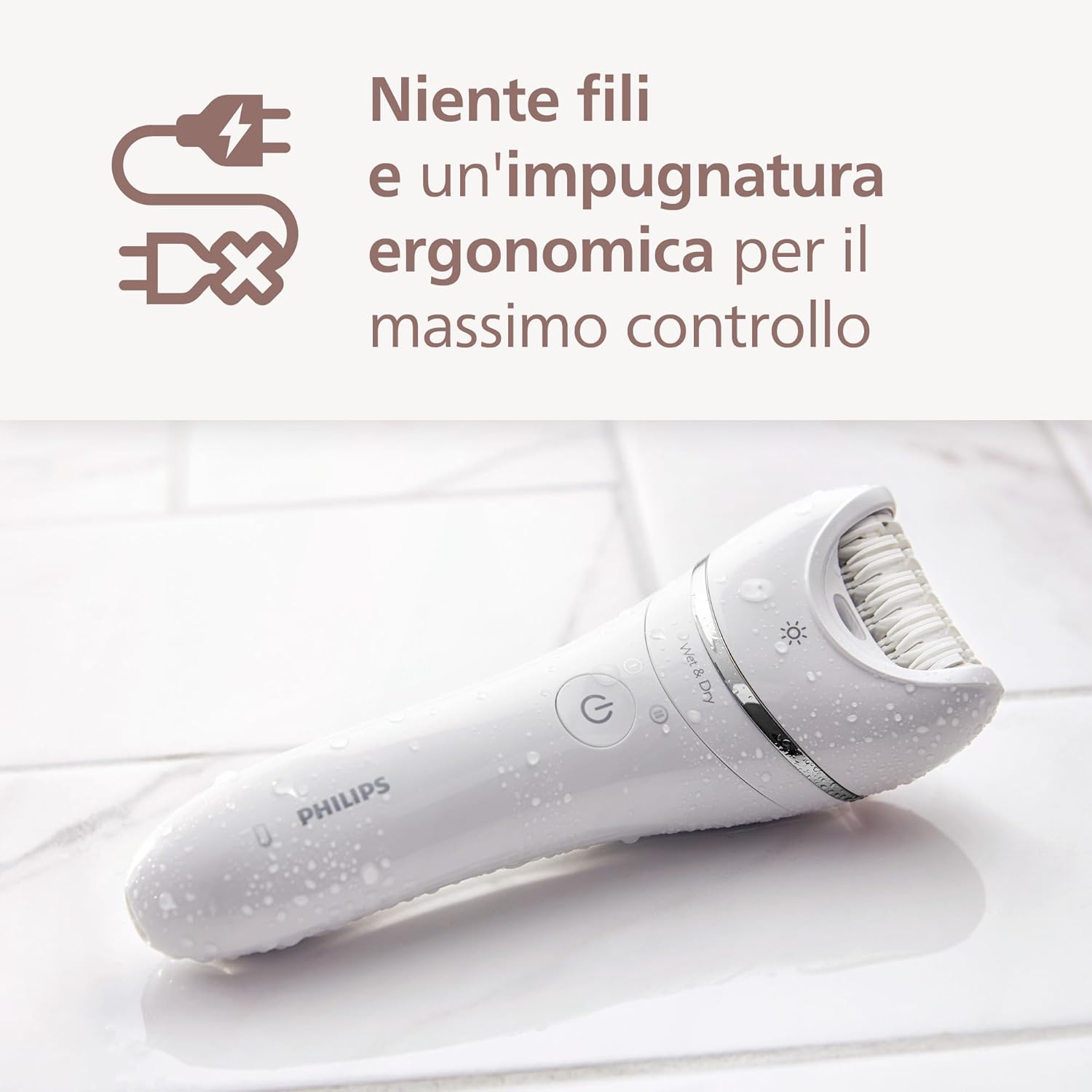 Thumbnail 6 de Philips Beauty Set Serie 9000 BRE770/92: epilatore completo wireless 6 accessori