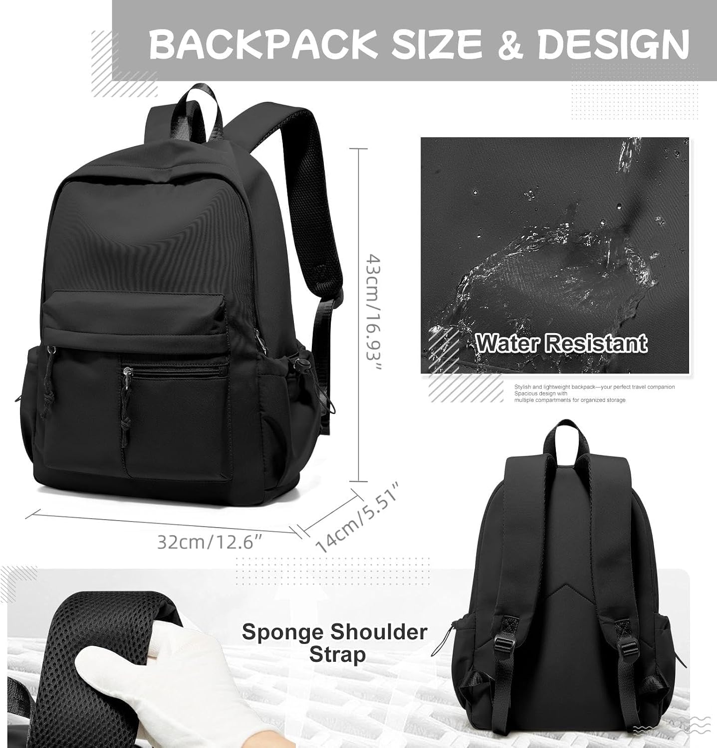 Detalle de HYC00 HYC00 Backpack 19 litre 14 inch