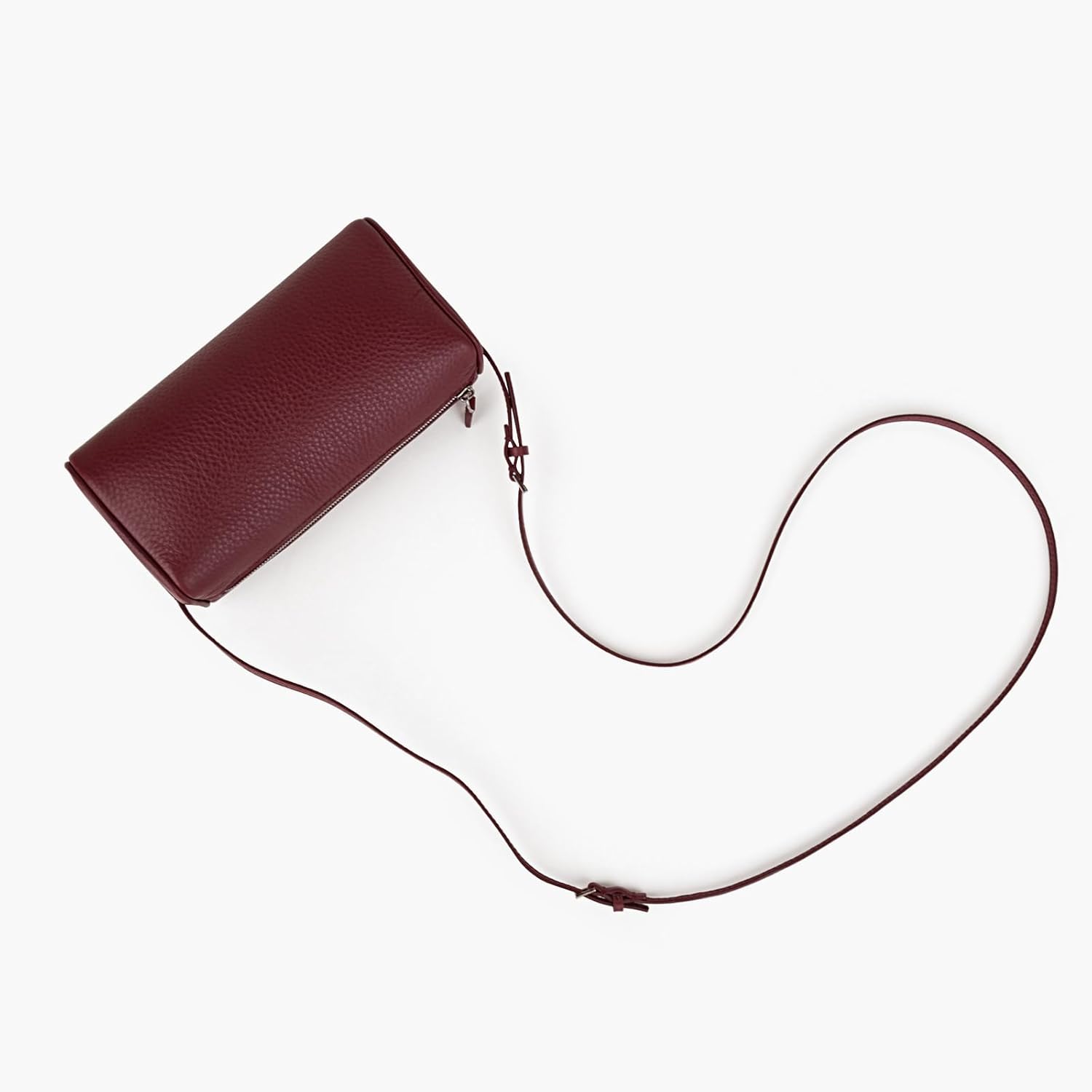 Detalle de DONNAIN Premium Full-Grained Leather Crossbody Purses for Women: A Practical Barrel-Style Day Bag