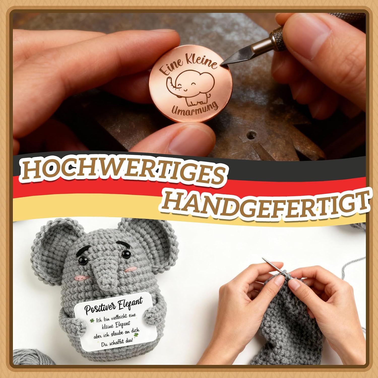 Thumbnail 6 de Giftota Pocket Hug Elefant