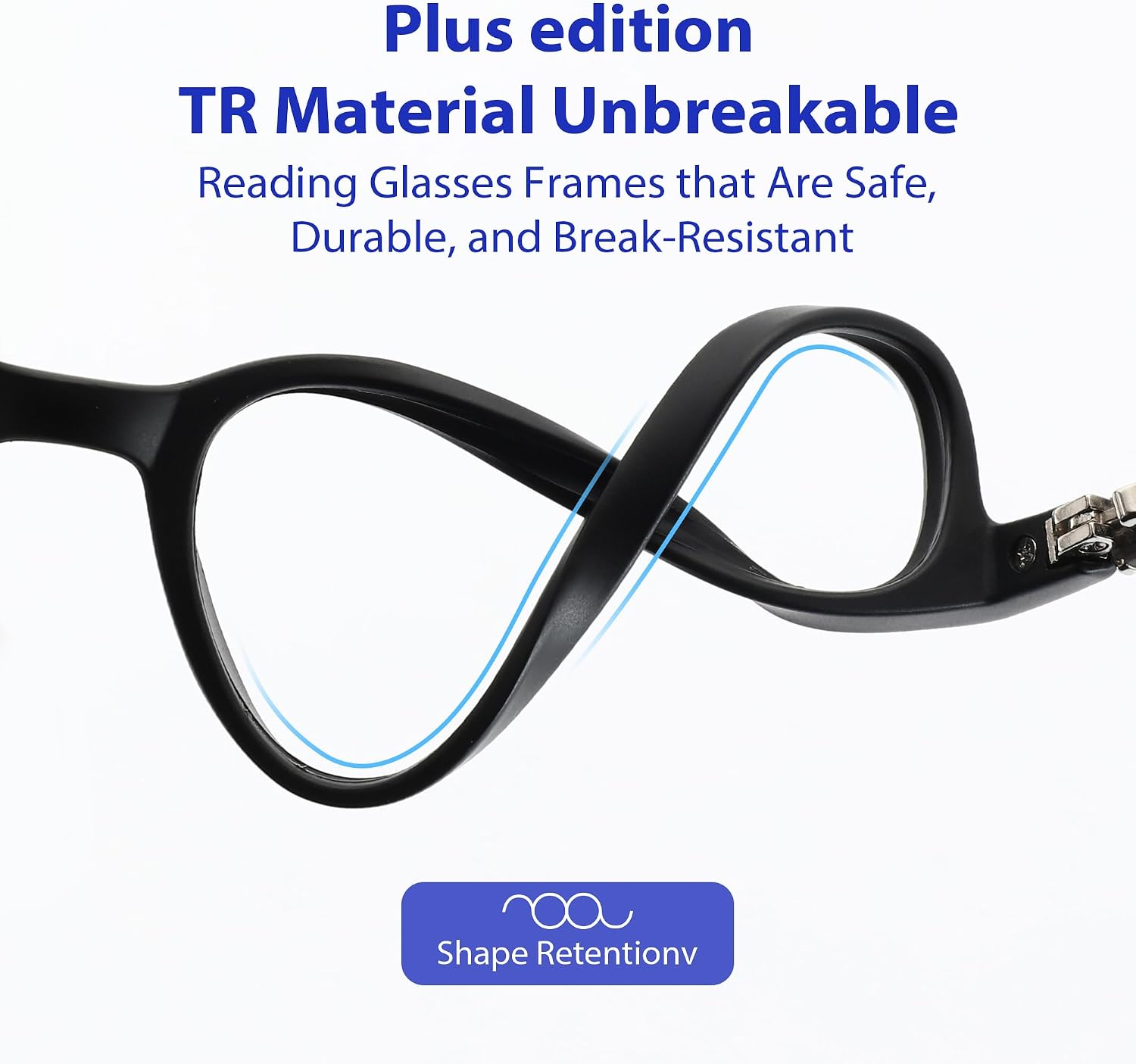 Thumbnail 2 de ZENOTTIC Blue Light Glasses: Reading Glasses for Men with Square Frames, Anti-Glare and UV Protection